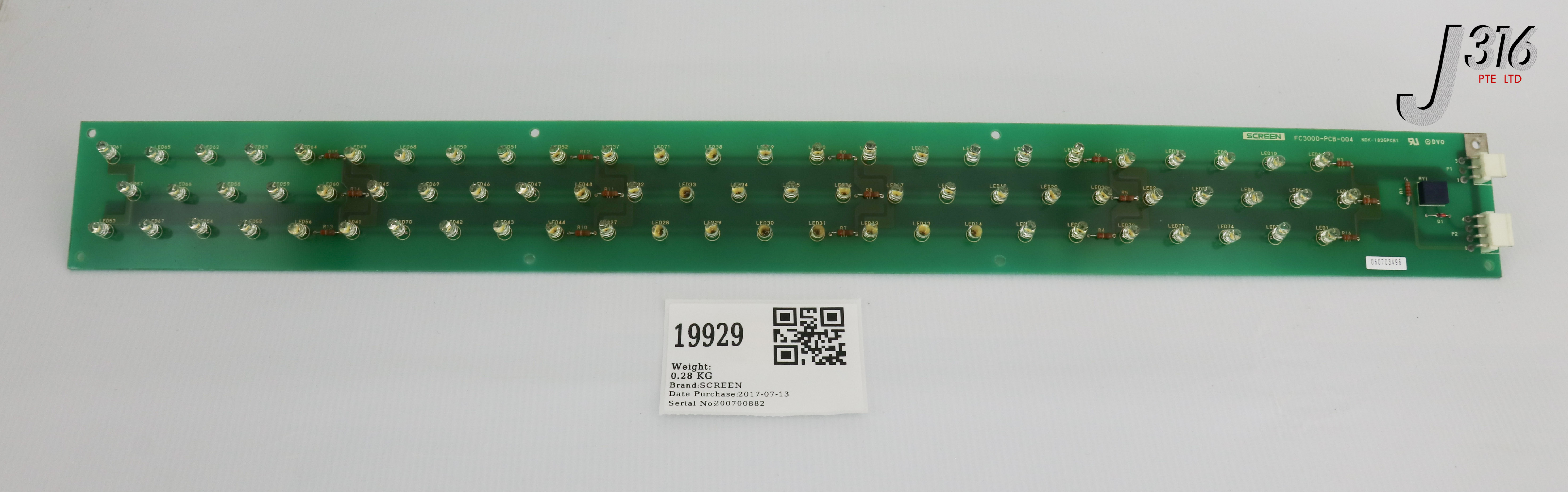 19929 SCREEN PCB ASSY, NDK-1835PCB1 FC3000-PCB-004 | eBay